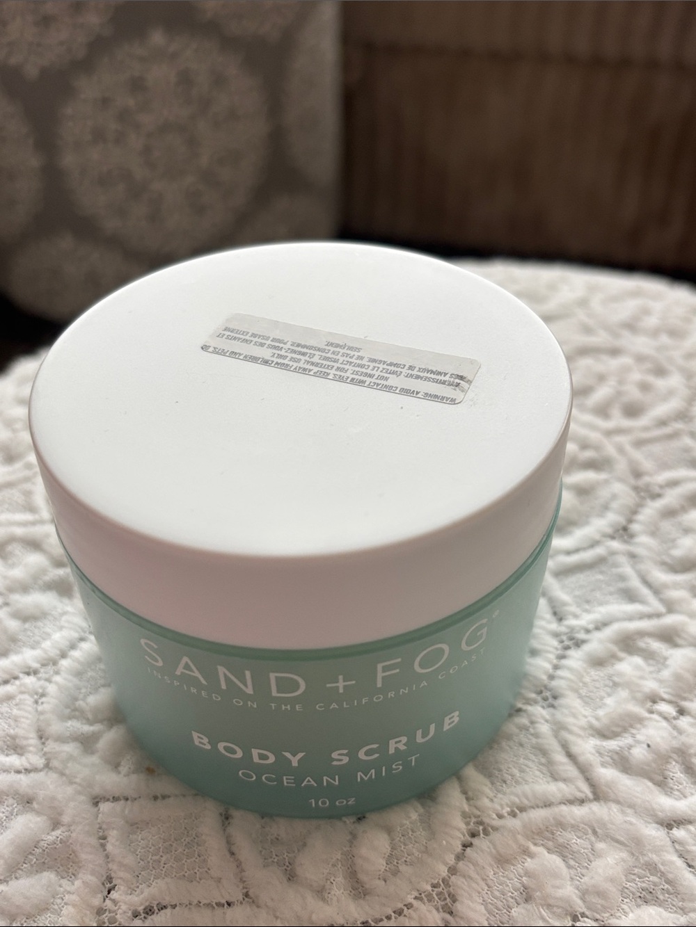 Sand + Fog Ocean Mist Body Scrub - Seafoam Green Exfoliant